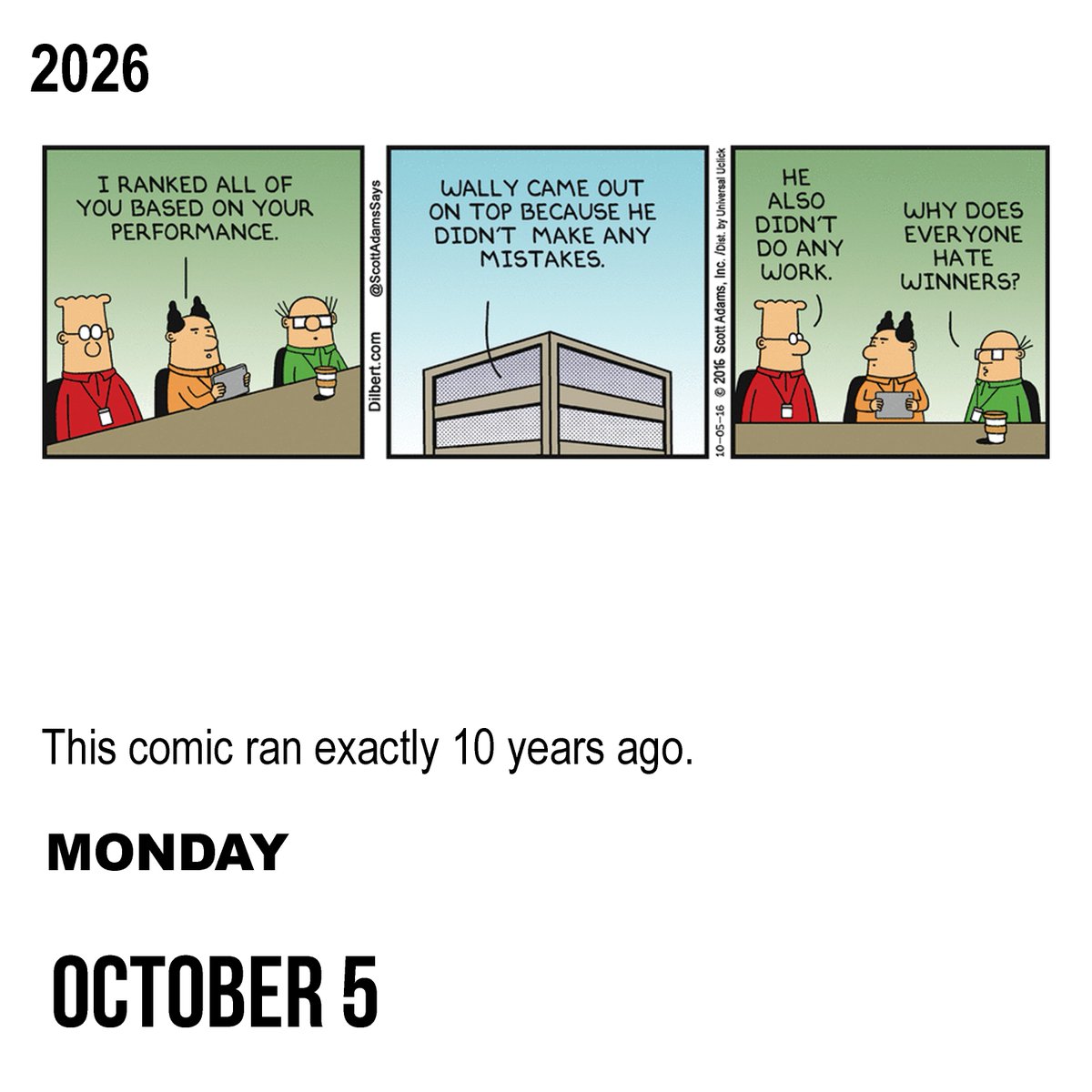 ScottAdamsSays's tweet photo. Dilbert 10 Years Ago https://t.co/YRBqzB212L