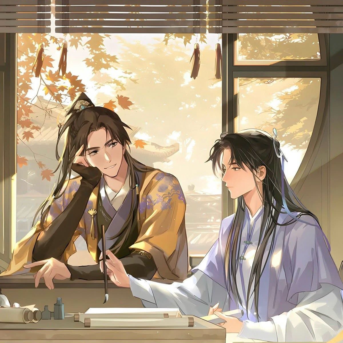 luxuism's tweet photo. saltedsnake being the most asexual couple i’ve ever seen in danmei, a thread 🧵 https://t.co/UR9FTNp9XO
