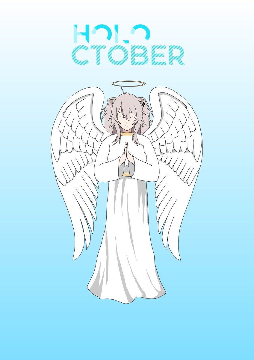 ProjectB09's tweet photo. Day 4: Angel 
She is :'3

#ししらーと
#holoctober https://t.co/ecfa3HGYJn