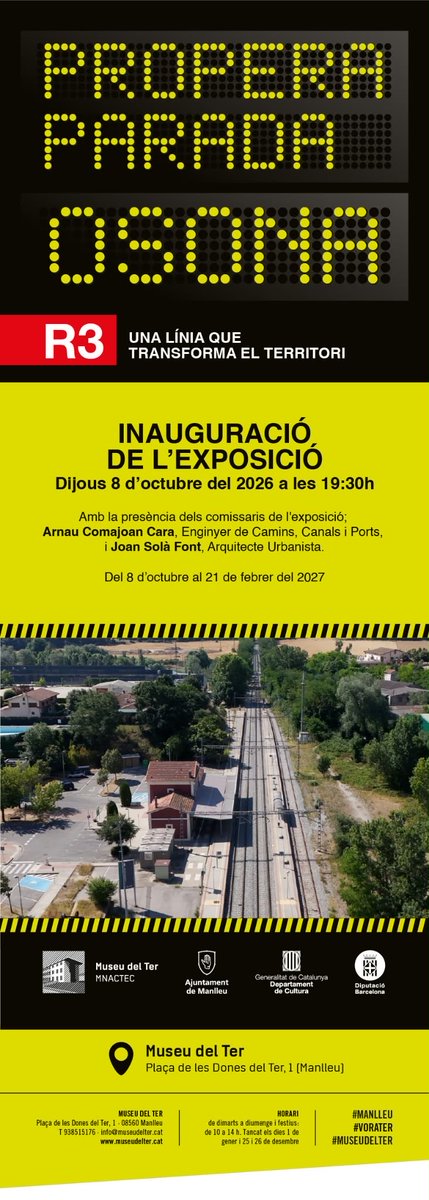 MontseAyats's tweet photo. Visca la feina del @museudelter a favor de #rod3 No us perdeu l’EXPO que s’inaugura aquest dijous 👉 https://t.co/Z2SdJp1PsW @territoricat @defensemR3 @transportpublic https://t.co/0Qkqcx4K05