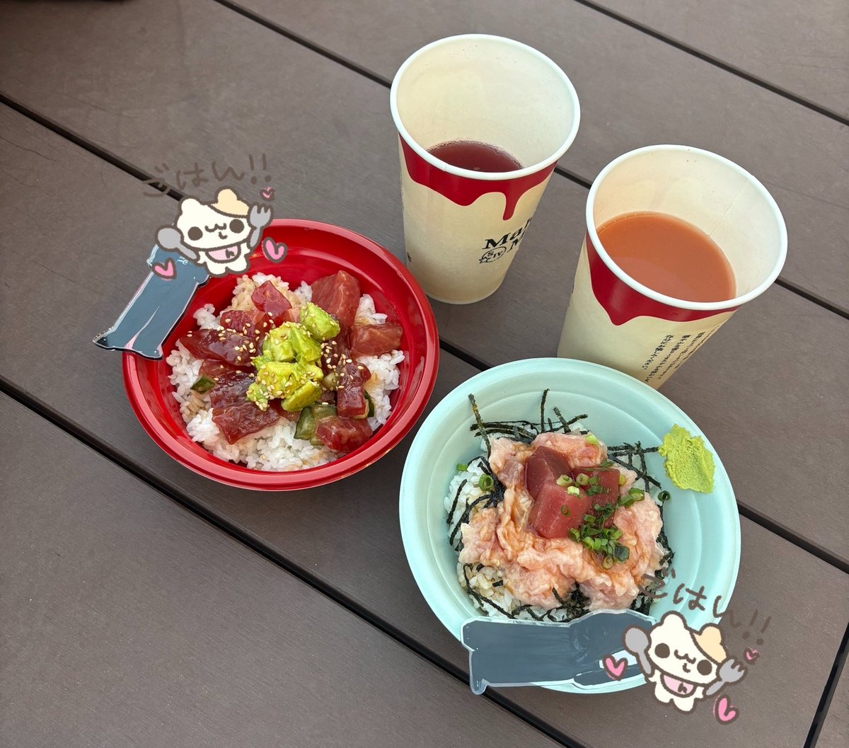 ymncnyany's tweet photo. フェス終わりの飲みかけの酒と最近克服したまぐろ🐟🍣推しメンは隠す🤫笑 フェス飯沁みた( ᵕ ᵕ̩̩ ) https://t.co/cPugFJrwWS