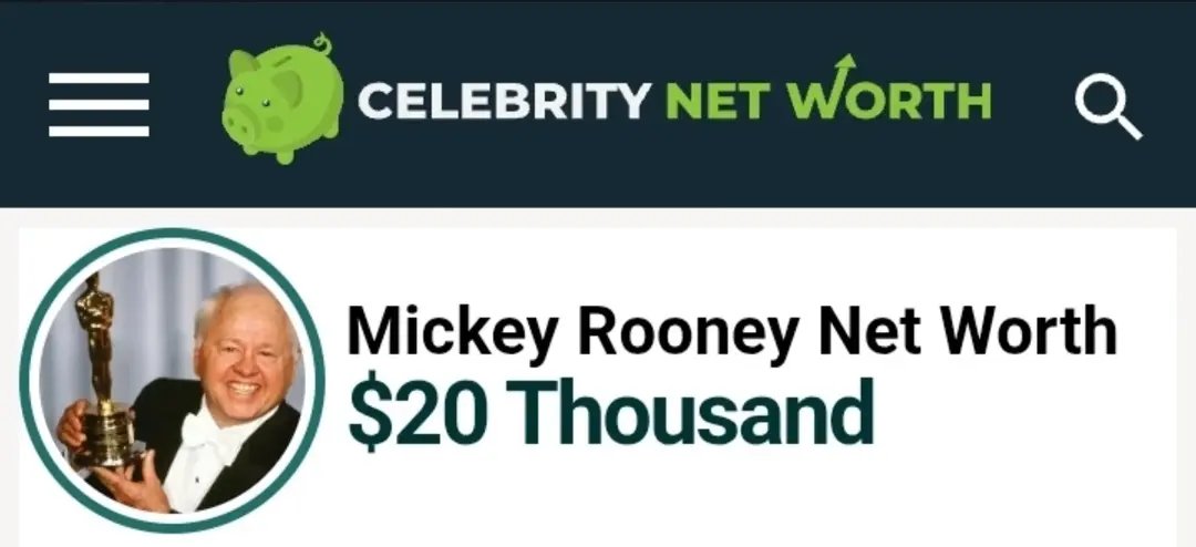 uk07424102015's tweet photo. American actor Mickey Rooney at a height of only 5ft 2inches outdid both Monarch Henry 8th of England &amp; US/ UK Actor Cary Grant, who were both around 6ft 2inches tall, by having more wives &amp; children awell as outliving (upto 93 years) them!
He had a total of 8 wives &amp; 9 children. https://t.co/yxPi10jtPc