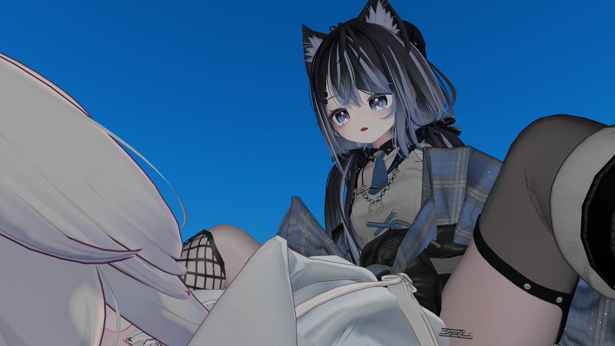 you_lan233's tweet photo. 小P酱的持续巨大化（1）
变慢点啊，我还没玩够呢！
#giantess #sizevrchat #sizetwitter https://t.co/kd48ONRVa1