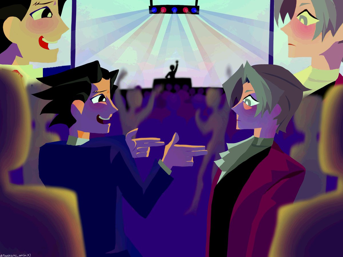 Powersuits_art's tweet photo. My dancing lawyer dawgs.
#aceattorney #nrmt https://t.co/VqiM9wUSIl