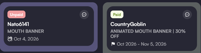 ItamiiYouji's tweet photo. 2 slots gone already!
Really appreciate everyone who grabbed one so far😁
Still got 1 Animated + 2 Static slots left.
Who’s taking the next one?
#MouthBanner #VGenComm #VTuberAssets