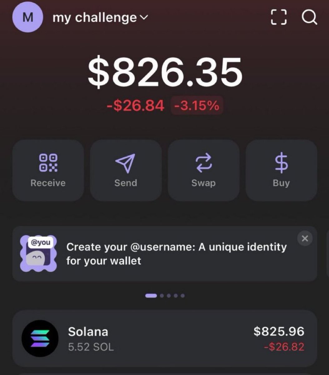 SOLWHALEDYOR's tweet photo. Gonna run back this challenge again!

$800 -> $8,000,000 challenge starts NOW!

To enter :
- Retweet
- Comment “ME”

Closing in 24 hours! https://t.co/wPYnzB8ttQ