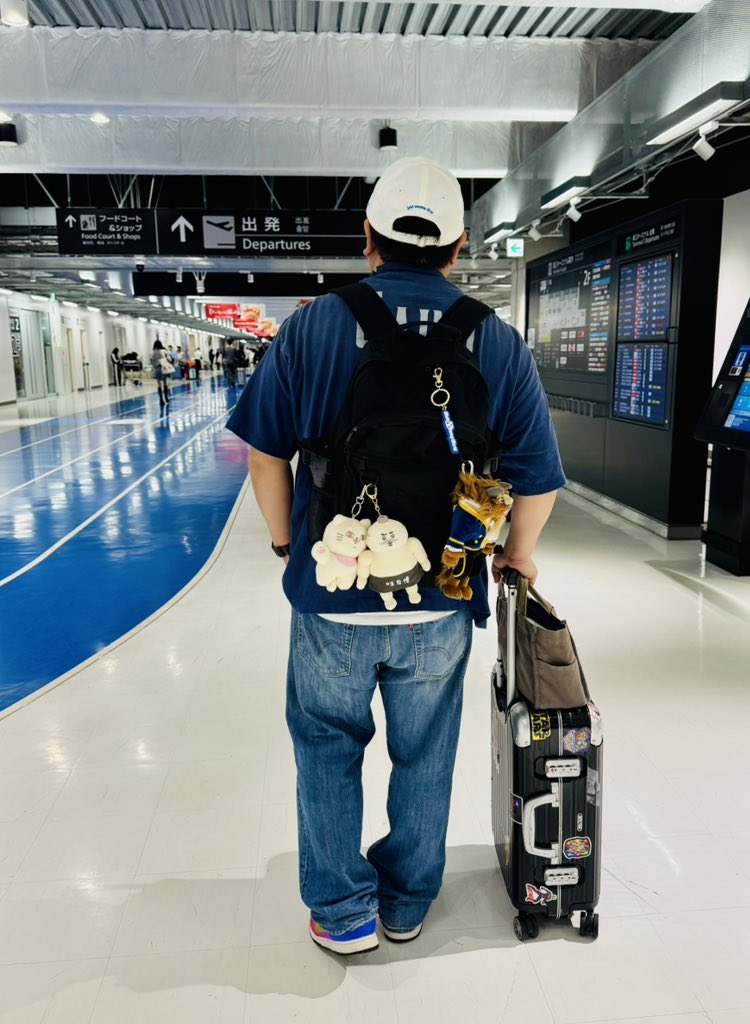 tsukajimuga's tweet photo. 今日から韓国ロケ
せっかくなので
ぬい達を連れてってあげようかと。笑 https://t.co/1IVDxlDeir