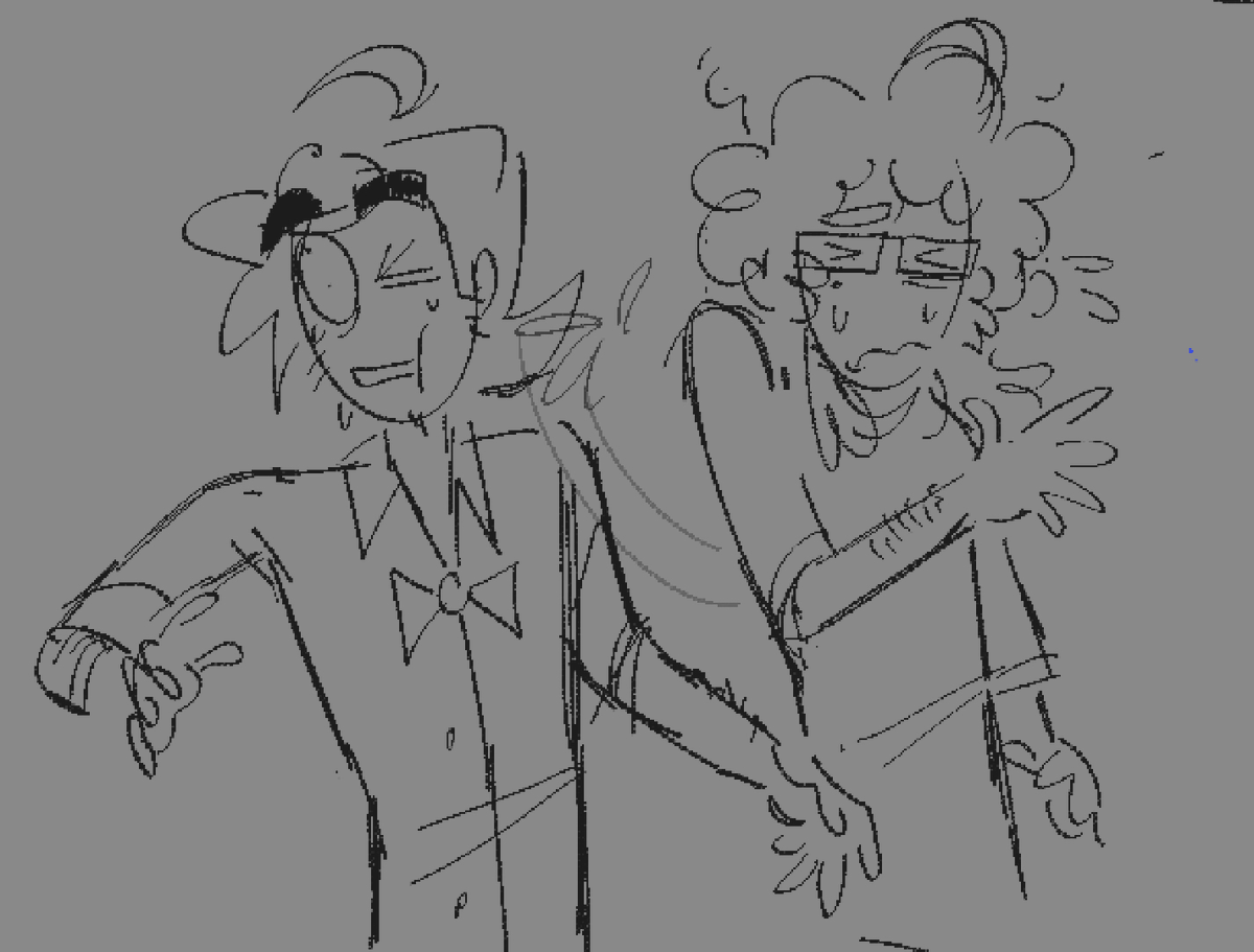 sucrophiliac's tweet photo. im too lazy to get the gimmick. someone asked for radford to kill kevin and it inspired this like 5 minute doodle hi #spookymonth https://t.co/PAnvwmQJD7