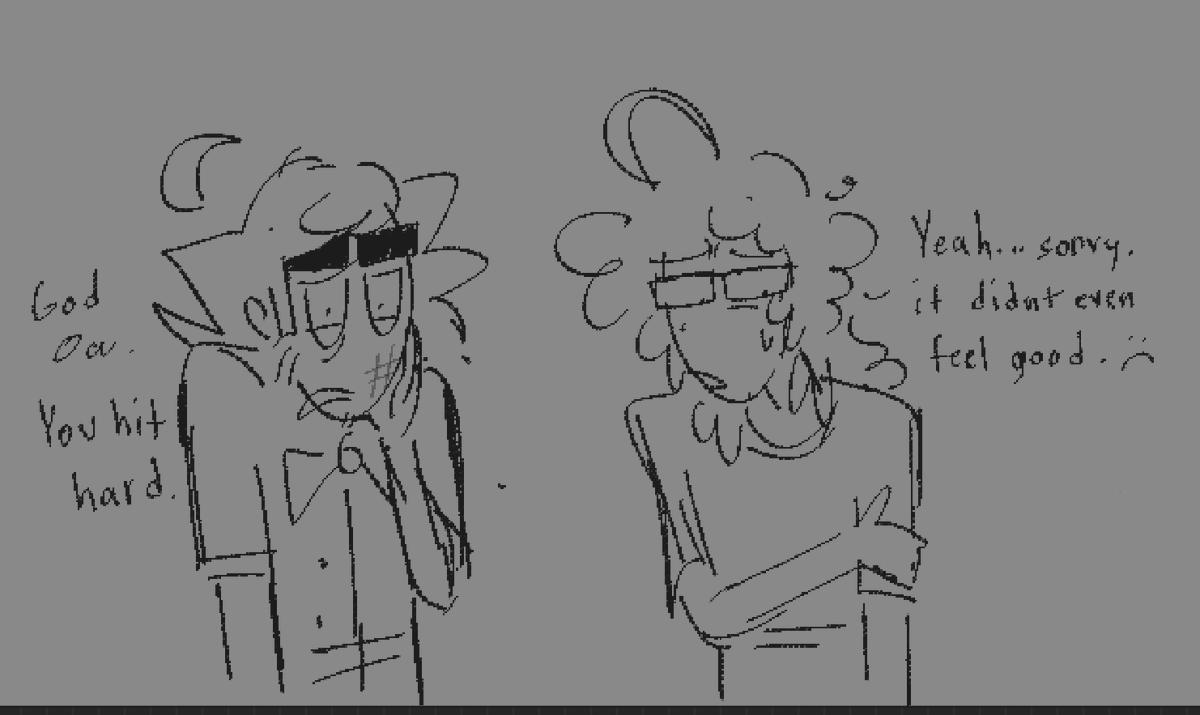 sucrophiliac's tweet photo. im too lazy to get the gimmick. someone asked for radford to kill kevin and it inspired this like 5 minute doodle hi #spookymonth https://t.co/PAnvwmQJD7