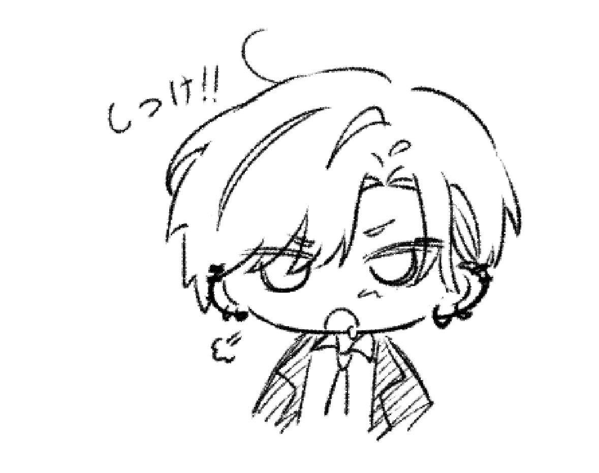 za_t_yrou's tweet photo. ちっちゃい久世律 https://t.co/YjkIlLEU43