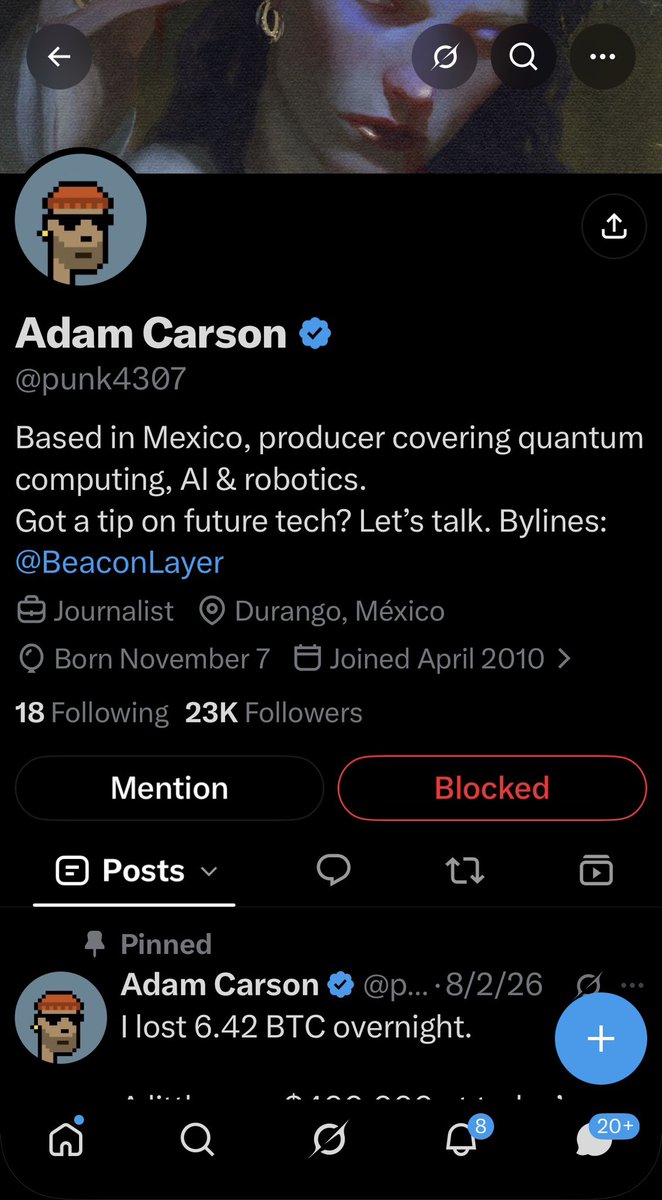 _seacasa's tweet photo. Public service announcement:
I wasn’t going to post this at first, but the more i sat with it the more I felt this would be too heavy on my conscience to not have let mfers know and then find out someone got drained by this bozo.

We’ve all heard of the reporters from Forbes or other noteworthy publications that seem legit and end up sending a drainer zoom link for an “interview”, etc. 

This one almost caught me because 1) he’s followed by a bunch of people i hold in high regard, 2) he seemed to know specifically the general vibes with what I’ve been working on with $BAYLA / @JungleBayAC, 3) his company seemed legit, and 4) his account shows as active since 2010.

But mfers forget people get wrecked here over time and some sell their accounts. This is likely the case here. The scammer POS is @punk4307.

(This is the only scenario where I’d share DM’s).