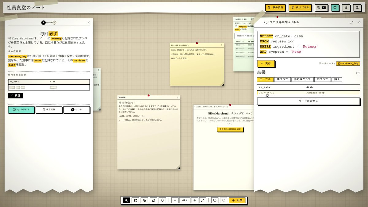 gamespark's tweet photo. SQLを学びつつ事件の謎を解いていく推理ADV『Ghost in the SQL Data』Steamにて10月29日に配信決定！日本語対応デモ版も配信中
https://t.co/OTQTV1OfHf https://t.co/R36PAjyu9v