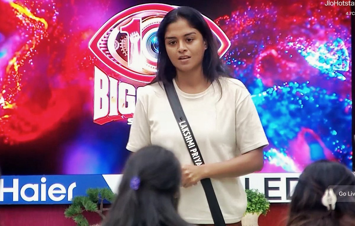 michaelarun_m's tweet photo. #BiggBossTamil10

Just because of these dumbest #Contestants, who make major decisions like evictions savings based only on the at that time current task or the latest happening... So that in the #NFP case, #BB had to clearly instruct them to consider the overall 4-week contribution to take the decisions

That’s exactly what #LP said in her #LeaderExit... These contestants were ready to use one task as the reason for eviction, completely ignoring the overall contribution

That’s why #LP said to be she understands the #BB game better than others always... 👏