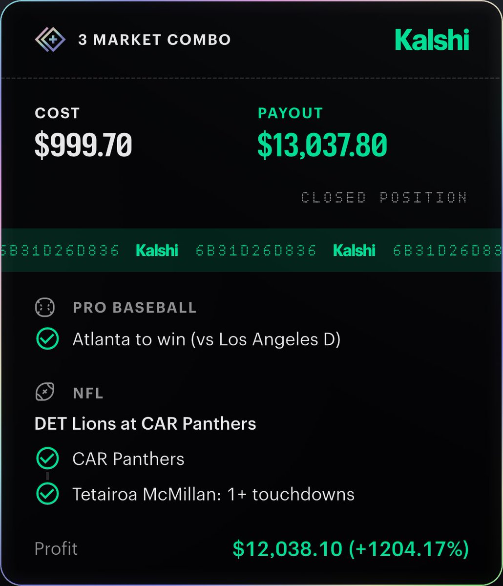 DonLabPicks's tweet photo. @pikkitsports Not us 🤌🏻💰 https://t.co/6fIeasdHmh