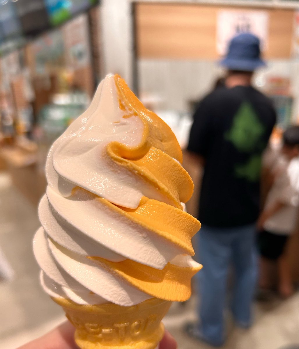 OKAMO_kyoko's tweet photo. 気になる〜

もりねっティ頑張ってるから
メロンソフトあげる🍨
#ダレハナ　#THETRAD https://t.co/SRzz28jYVP