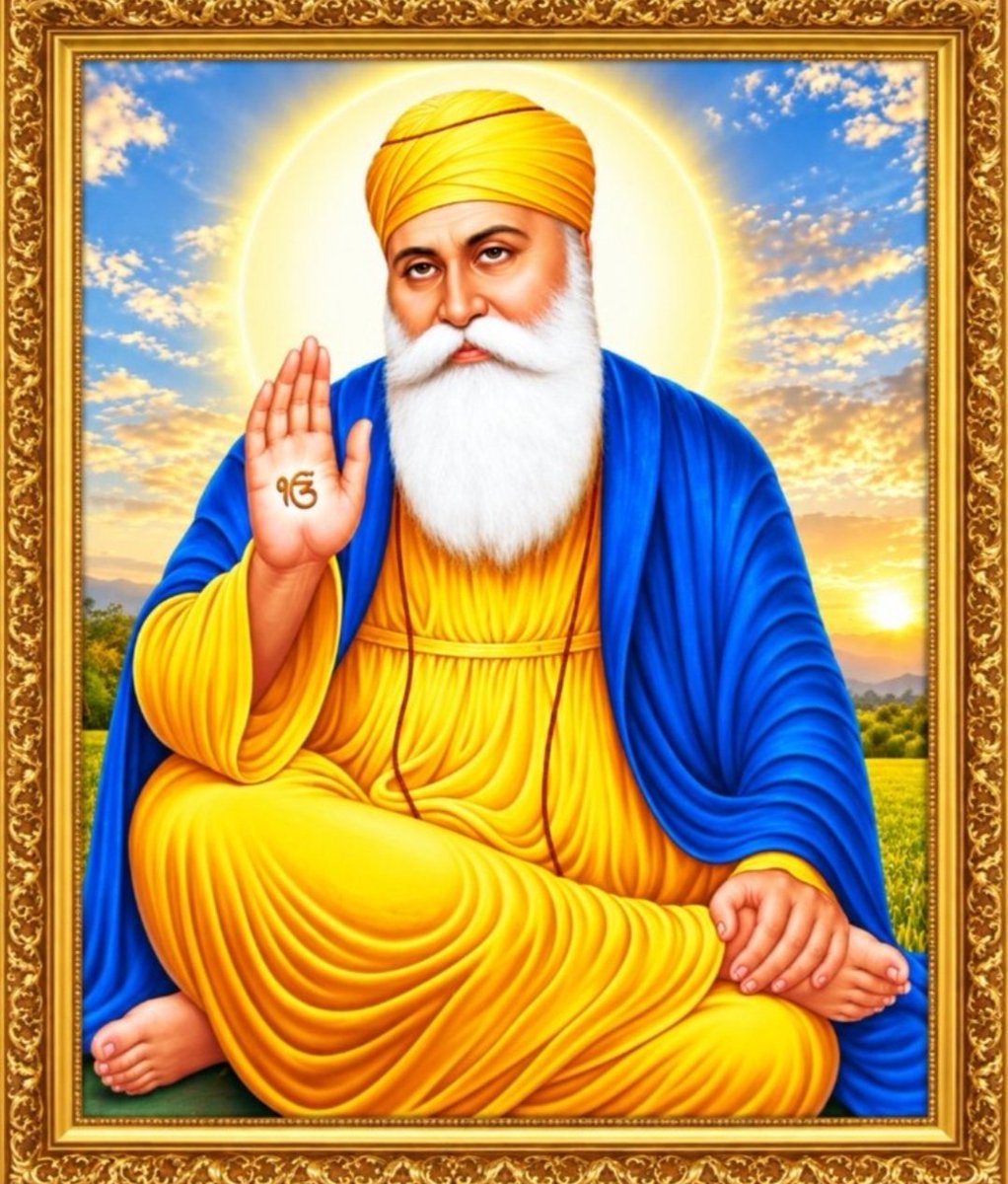 ask_muneer_'s tweet photo. On the Jyoti Jot Day of Guru Shri Nanak Dev Ji, the founder of Sikhism and the first Guru, we pay our respects to him.  
The life of Shri Guru Nanak Dev Ji, dedicated to love, sacrifice, culture, and steadfastness, is an inspiration for all of us. His teachings and thoughts will https://t.co/VkOOoPDr94