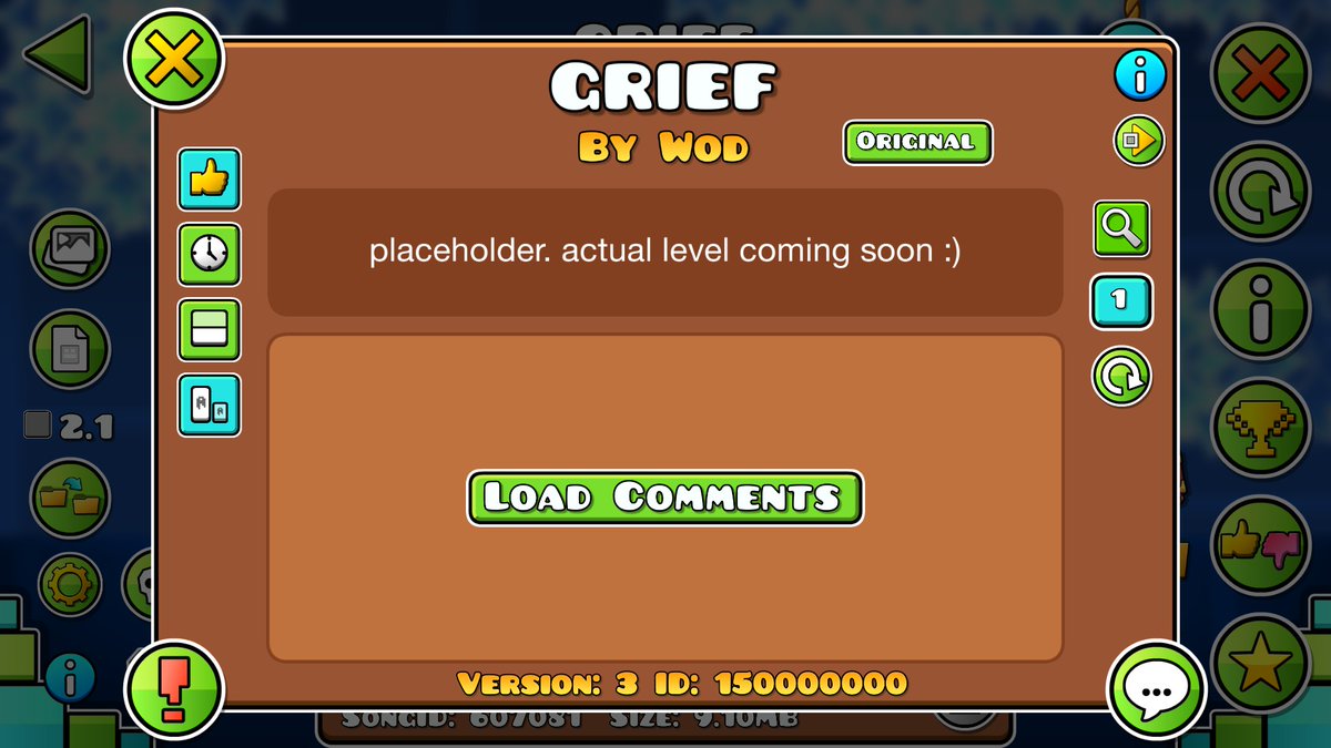 DashwordGD's tweet photo. Geometry Dash has just reached 150,000,000 levels uploaded to the servers!
