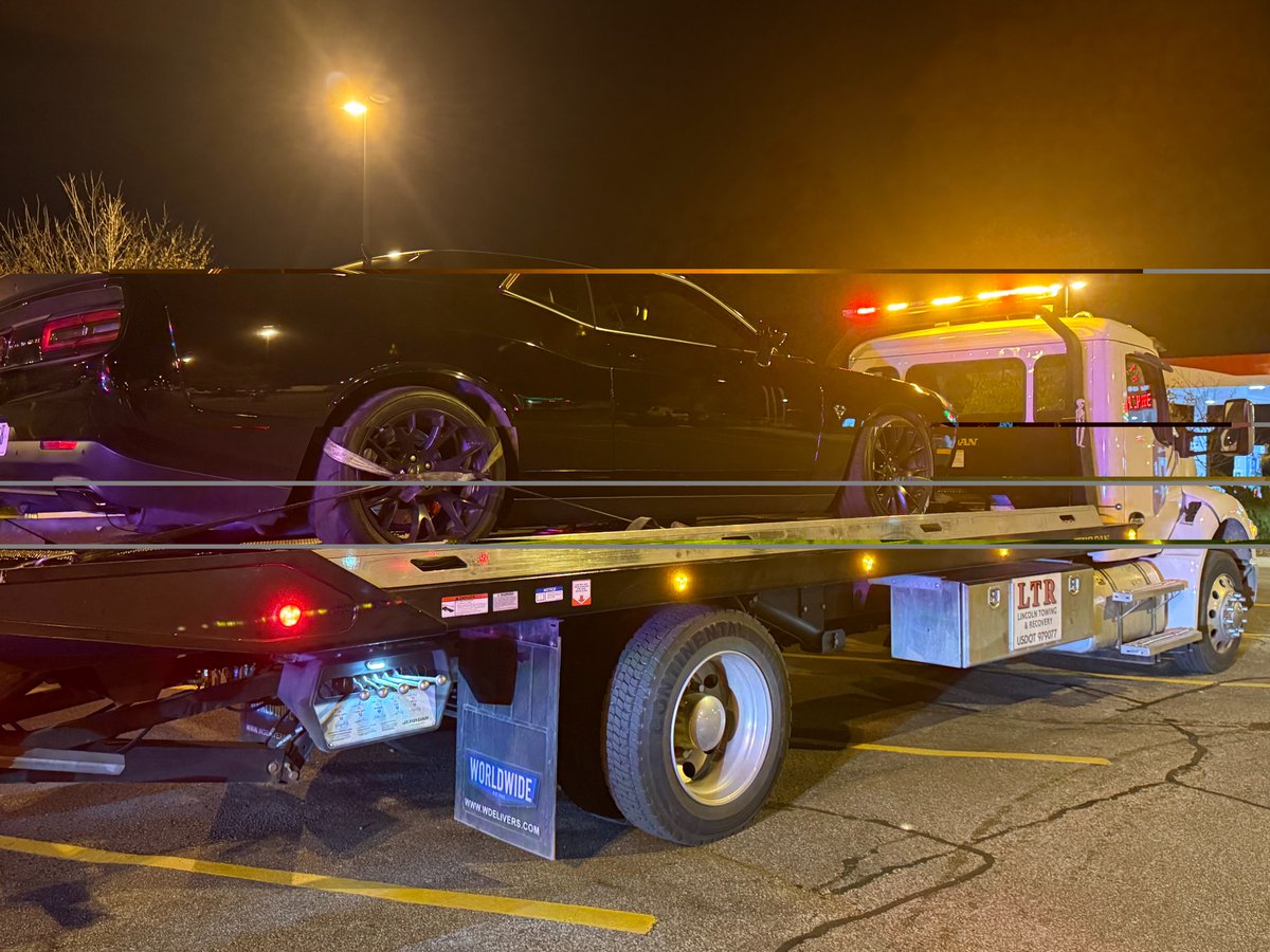 DCSheriffNE's tweet photo. On Sunday evening, the DCSO was working to keep your roads safe. Michael Ludwick was observed by CAT deputies turning westbound onto West Maple Road from 114th Street without stopping for the stop sign. Just west of 120th Street, Mr. Ludwick accelerated his Dodge Challenger to nearly 100 miles per hour and cut off a vehicle before turning northbound onto 132nd Street.

A traffic stop was conducted in the Baker’s parking lot. Mr. Ludwick immediately admitted he had a warrant, but said he didn’t have time to be arrested because he had to get home to his kids. Deputies followed up on this and located two children safe at home after being left there for an extended period of time.

Mr. Ludwick was transported to Douglas County Corrections where he was booked for:
✅Reckless driving
✅Child abuse
✅Traffic warrant from a CAT-issued speeding ticket

If you have further information on this or other cases, please contact us at 402-444-6000 or DCSOTips@douglascounty-ne.gov. Mr. Ludwick is presumed innocent until proven guilty in a court of law.