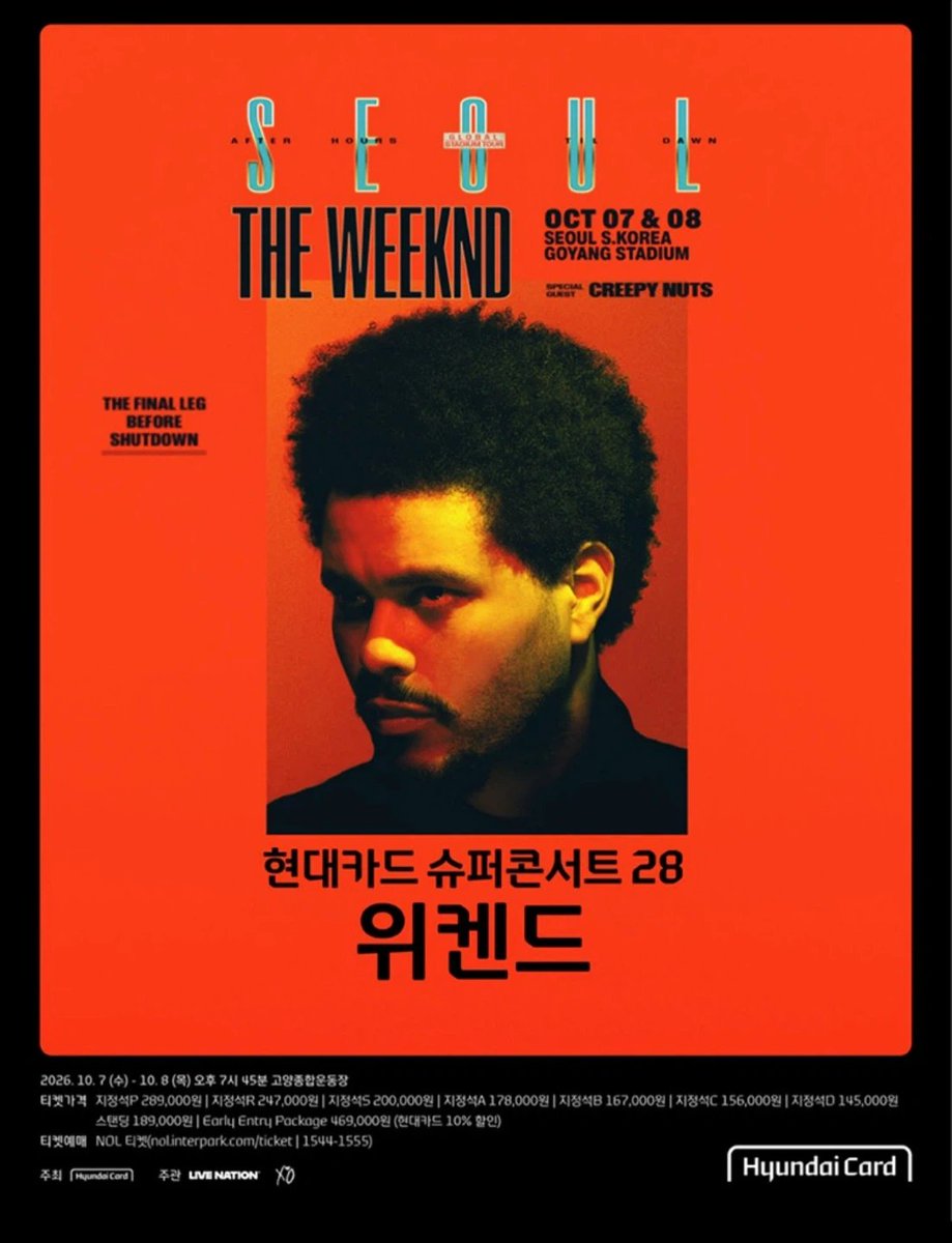 S2pop_S2's tweet photo. 10월7일 수요일
더 위켄드 슈퍼콘서트 티켓
스탠딩 A구역115xx 3장입니다

3장중 2장남았구요!
정가양도이며 공연당일 현장도움+티켓드려요!

#위켄드 #내한 #콘서트 #양도 https://t.co/DbrC2XYwQw