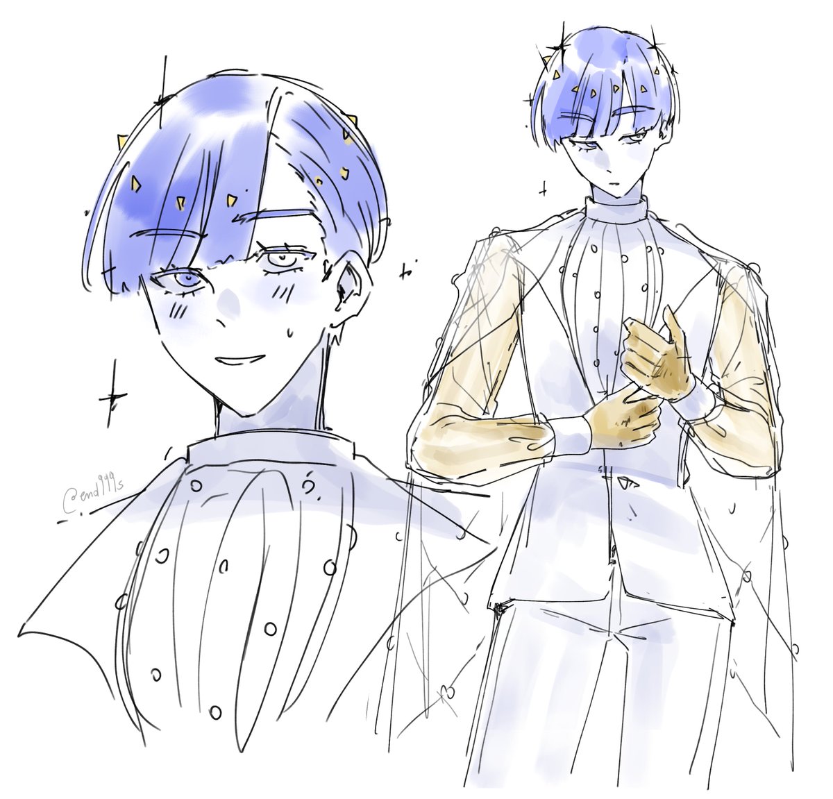 mydearphos's tweet photo. i love my muse phos >_< 💙💚🩵💎 https://t.co/XqwkIBVFX1