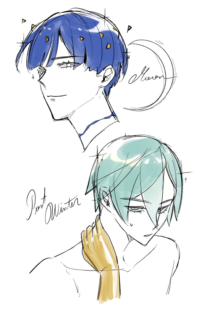 mydearphos's tweet photo. i love my muse phos >_< 💙💚🩵💎 https://t.co/XqwkIBVFX1