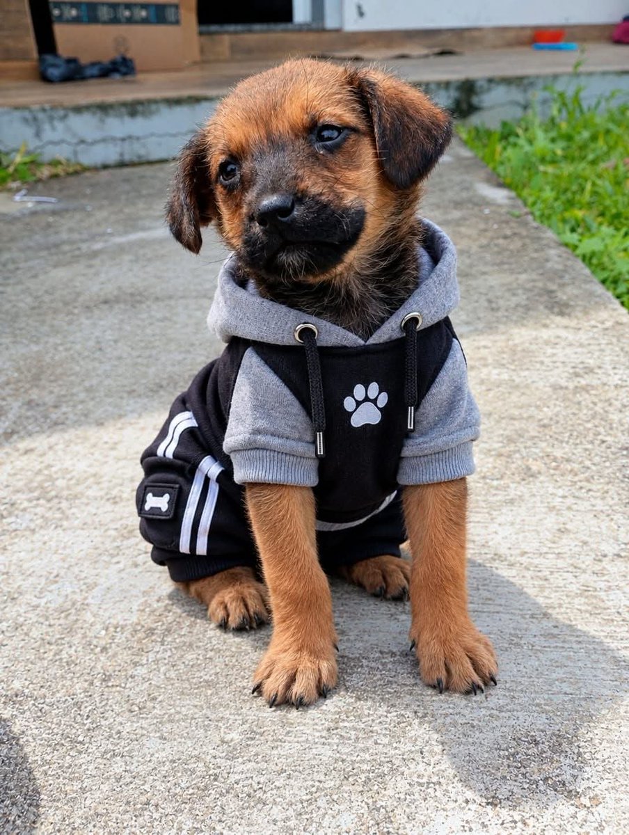 rodolf_guajardo's tweet photo. HOLA! SOY MALUCO!! ME ACABAN DE ADOPTAR DE LA CALLE Y MI MAMÁ ME COMPRÓ ESTA ROPITA AHORA PARECE QUE ME ESTÁN COCINANDO UN POLLITO PORQUE DICE QUE TENGO MUCHO HAMBRE! Cuánto me dan del 1 al 10? 

#rodyguajardo #honduras https://t.co/b1xmV3nTN8