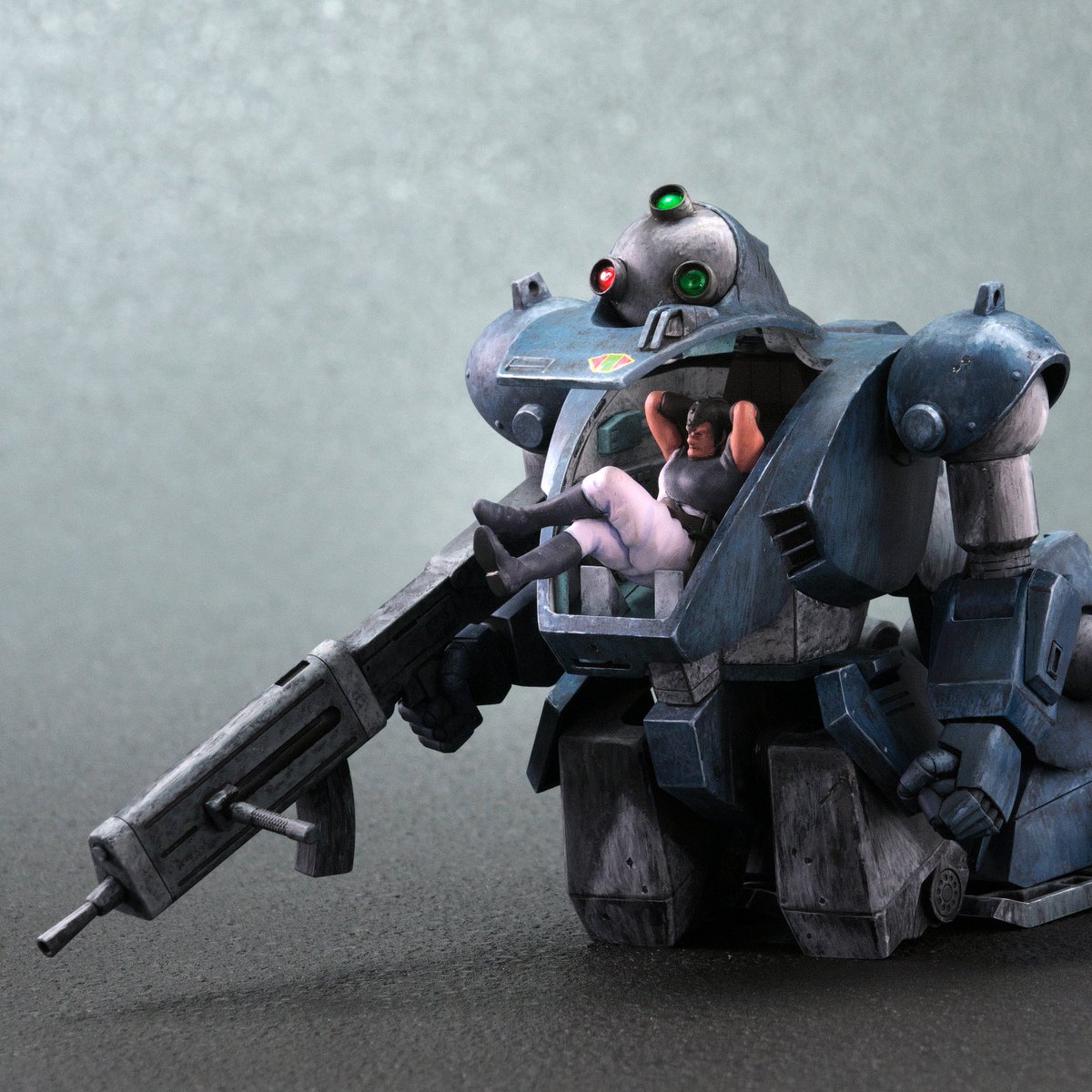 RCBelge1984's tweet photo. ＼10/9(金)開幕！／ #ボトムズ総合模型演習2026 先行販売 「1/35アッセンブルEX-10傭兵セット」より【キデーラ】をピックアップ！
彼の破天荒な性格を体現した豪快ポージングを忠実に立体化！ 同梱「ポタリア」と並べればEX-10の絆が蘇る！ぜひ会場でお確かめください！ #ボトムズ https://t.co/bKDxfLBw3q