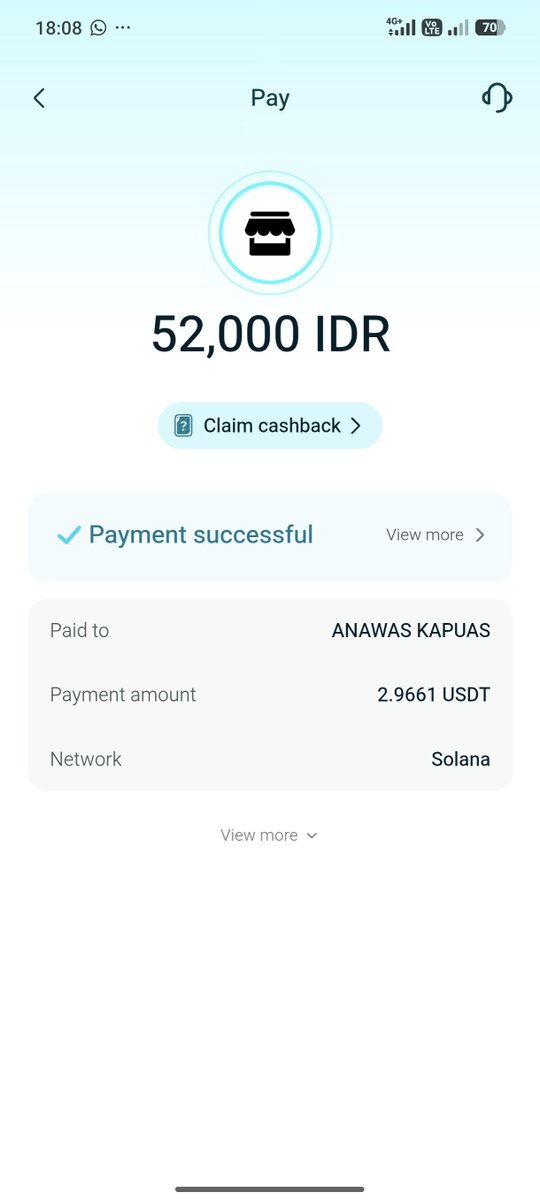 pusakanika's tweet photo. Kirain ga bisa, eh pas di coba LAH KOK BISA NJIR😭 mana ga di palakin pajak + dapat cash back, fikss ini mah hari2 make bitget  @BitgetWalletID https://t.co/8kZM1v8SCT