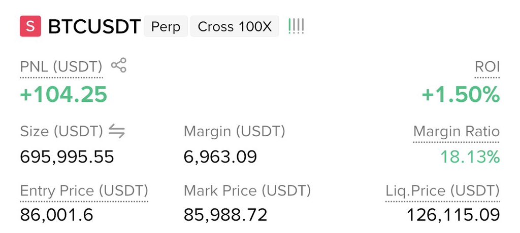 nathankingtrade's tweet photo. Short $BTC now and thank me later. https://t.co/YTvl3l6vKz