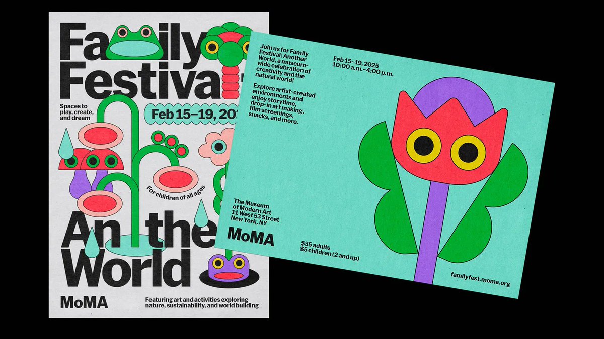 brrranding's tweet photo. New branding inspiration                  

MoMA Family Festival by Little Troop https://t.co/TF1ceAeVpl