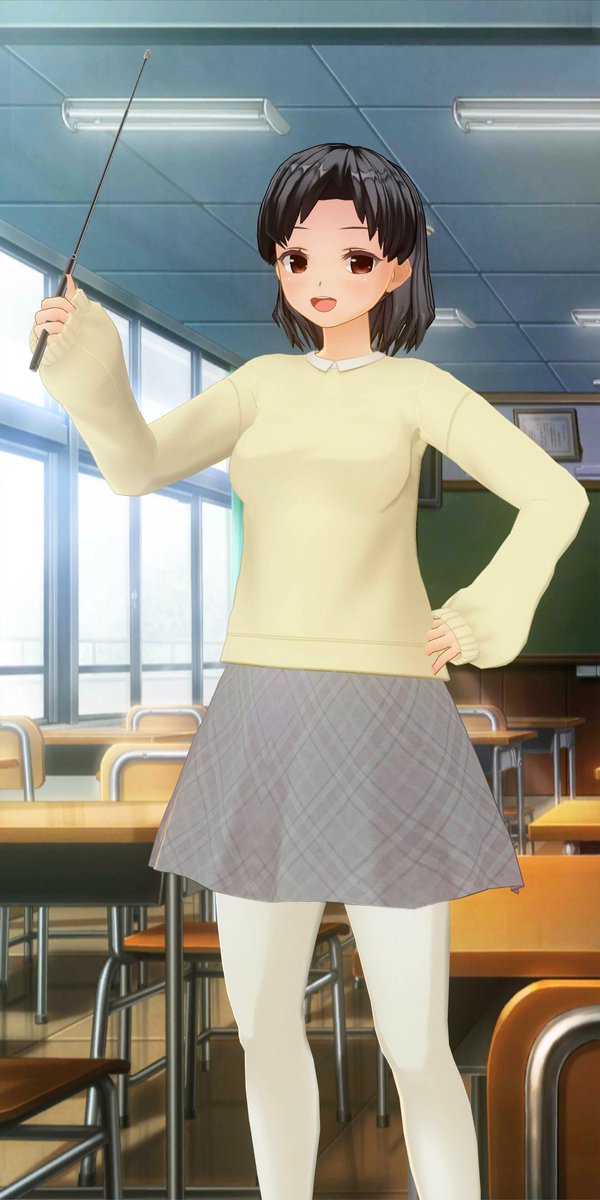 X582FUNKY_EGG's tweet photo. 小学生時代の教師と小学6年の典子。青月のオブジェとメガネもこの頃からあったという設定。
#カスタムキャスト
#世界教師の日
#CC教師 https://t.co/4TNVC5GSBW