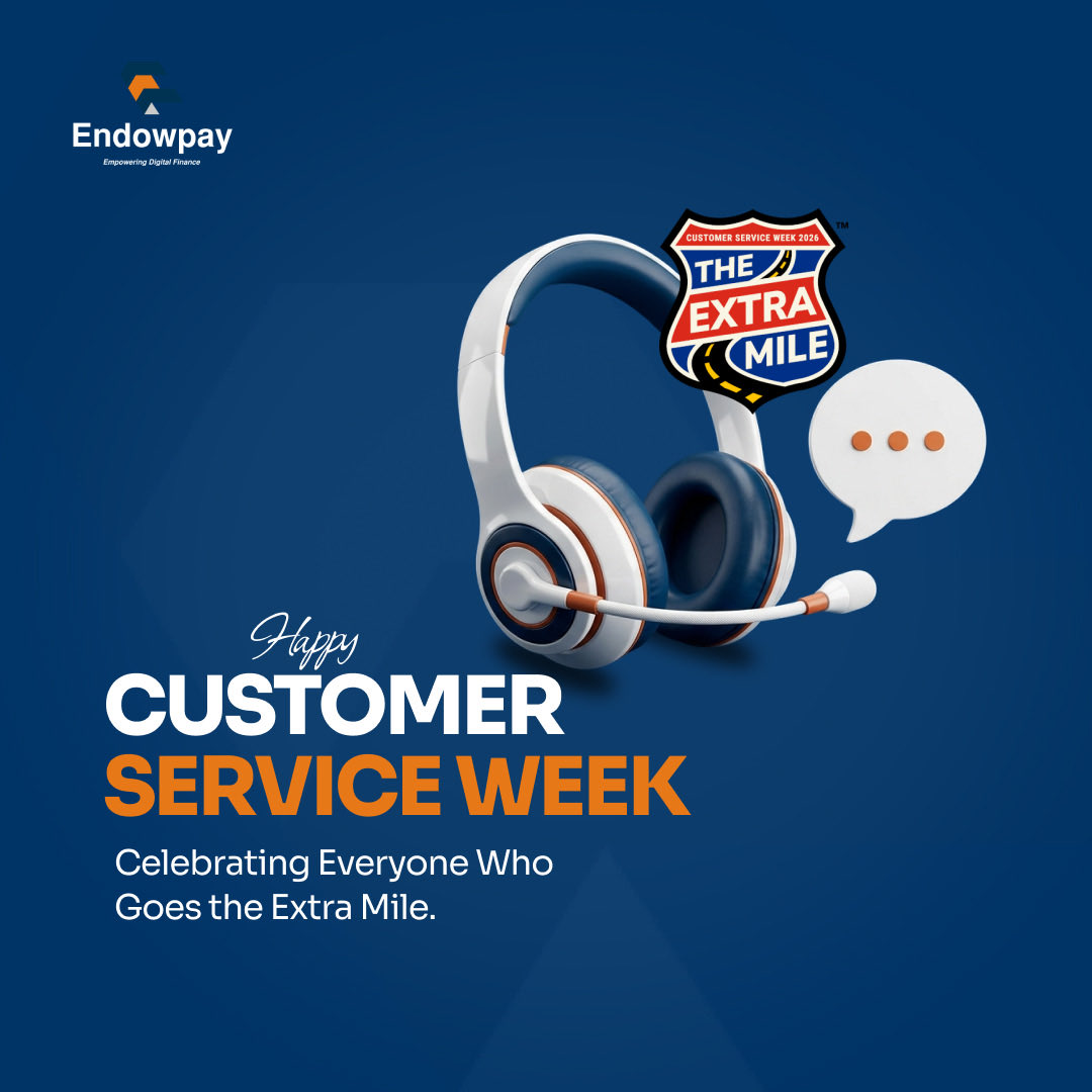 endowpay's tweet photo. Happy Customer Service Week! 

Celebrating everyone who goes the extra mile especially our amazing customers. 🫶 Thank you for your trust and support!

 #EndowPay #CustomerServiceWeek  #EndowPay #CustomerExperience #FintechNigeria https://t.co/CHaxl7Yvar