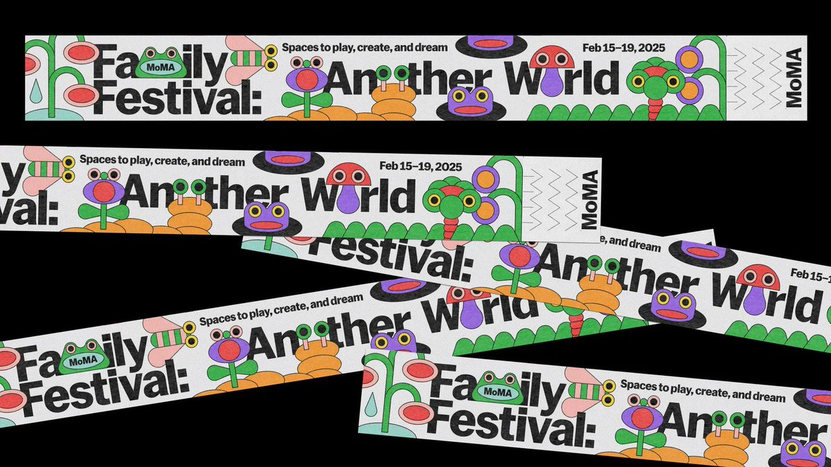 brrranding's tweet photo. New branding inspiration                  

MoMA Family Festival by Little Troop https://t.co/TF1ceAeVpl