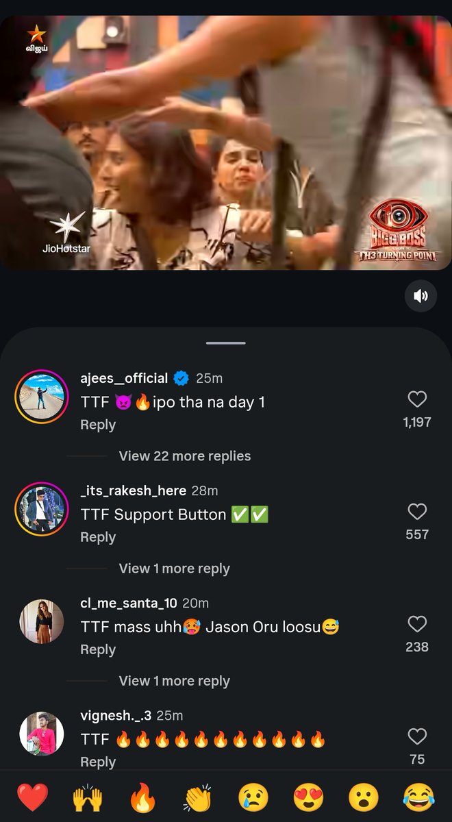 empalathy's tweet photo. Time waste pannathinga guys 😅 

Winner already decided ❤️‍🔥

Ttf  mass uh  🥵 jason oru loosu 😭

#Biggbosstamil10 https://t.co/PPPWZ468yw