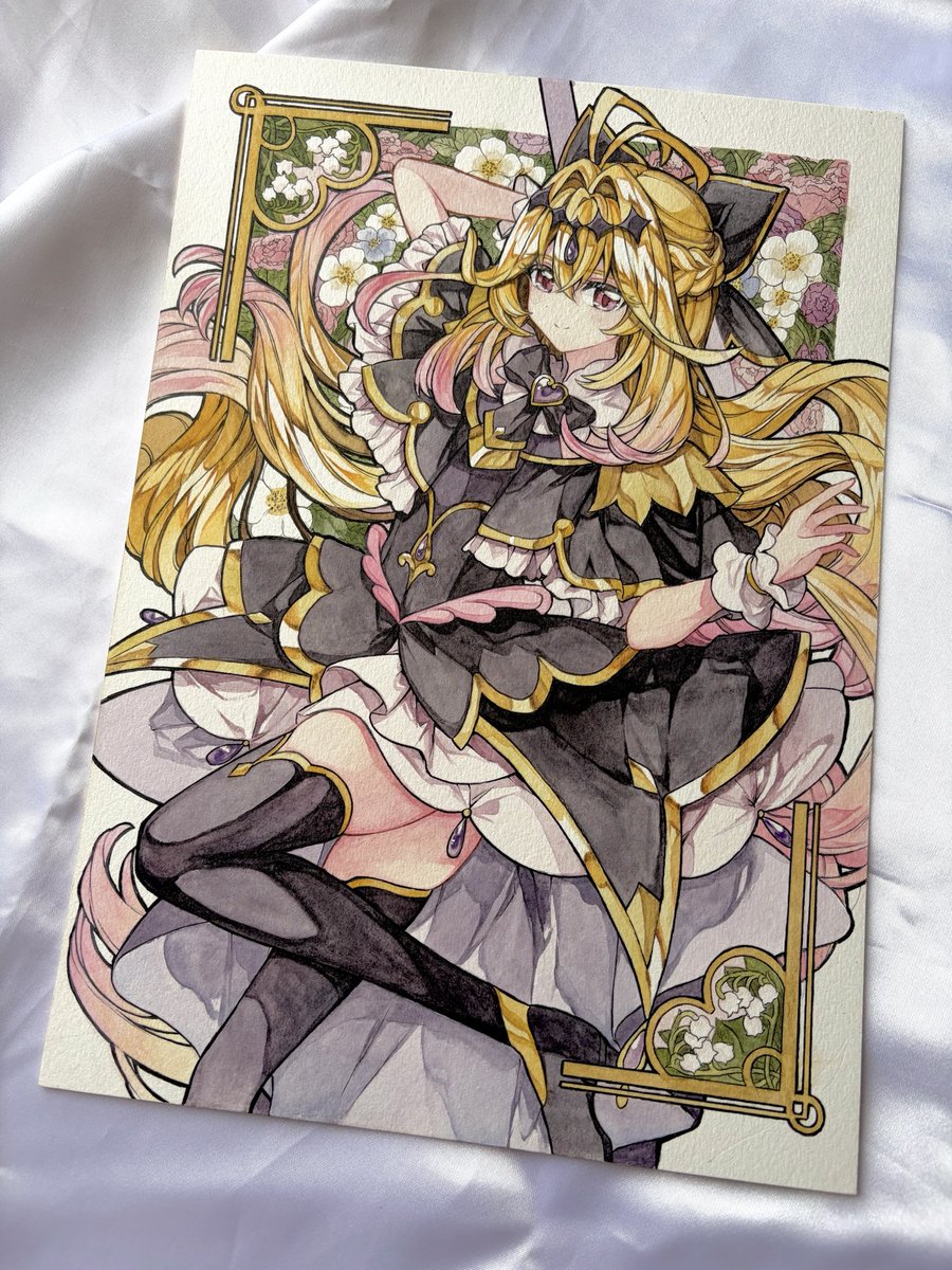 flan27_'s tweet photo. 【🎁プレゼント企画🎁】
日頃の感謝を込めて、こちらのキュアアルカナシャドウ アナログイラストを1名様にお譲りします！今回はA4イラストボードになります

応募方法：このアカウントをフォロー＆この投稿をRT
締切：10月12日（月）23:59まで

 ⬇️以下ツリーに注意事項ございます
必ずお読みください https://t.co/LtBi3bI0d5