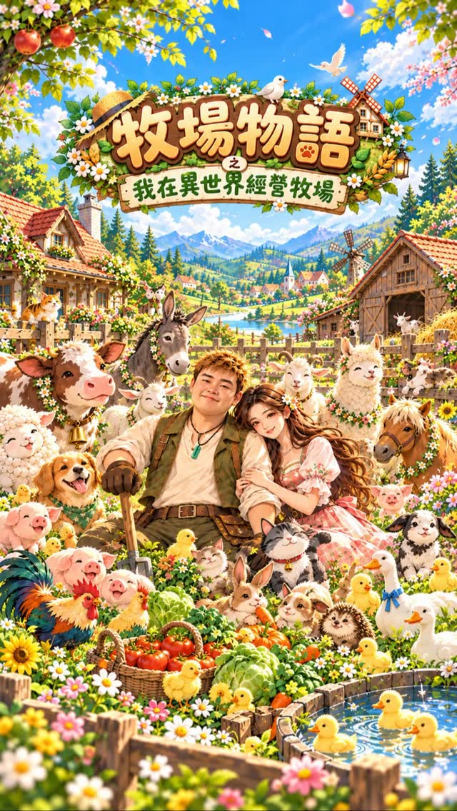rhaiii_13's tweet photo. 穿越異世界五年後，男主繼承外公留下的荒廢牧場，喚醒神秘農場系統。種田、養殖、修復農場、探索礦洞與未知事件，打造屬於自己的夢想牧場。 https://t.co/pLtRLpDvbj