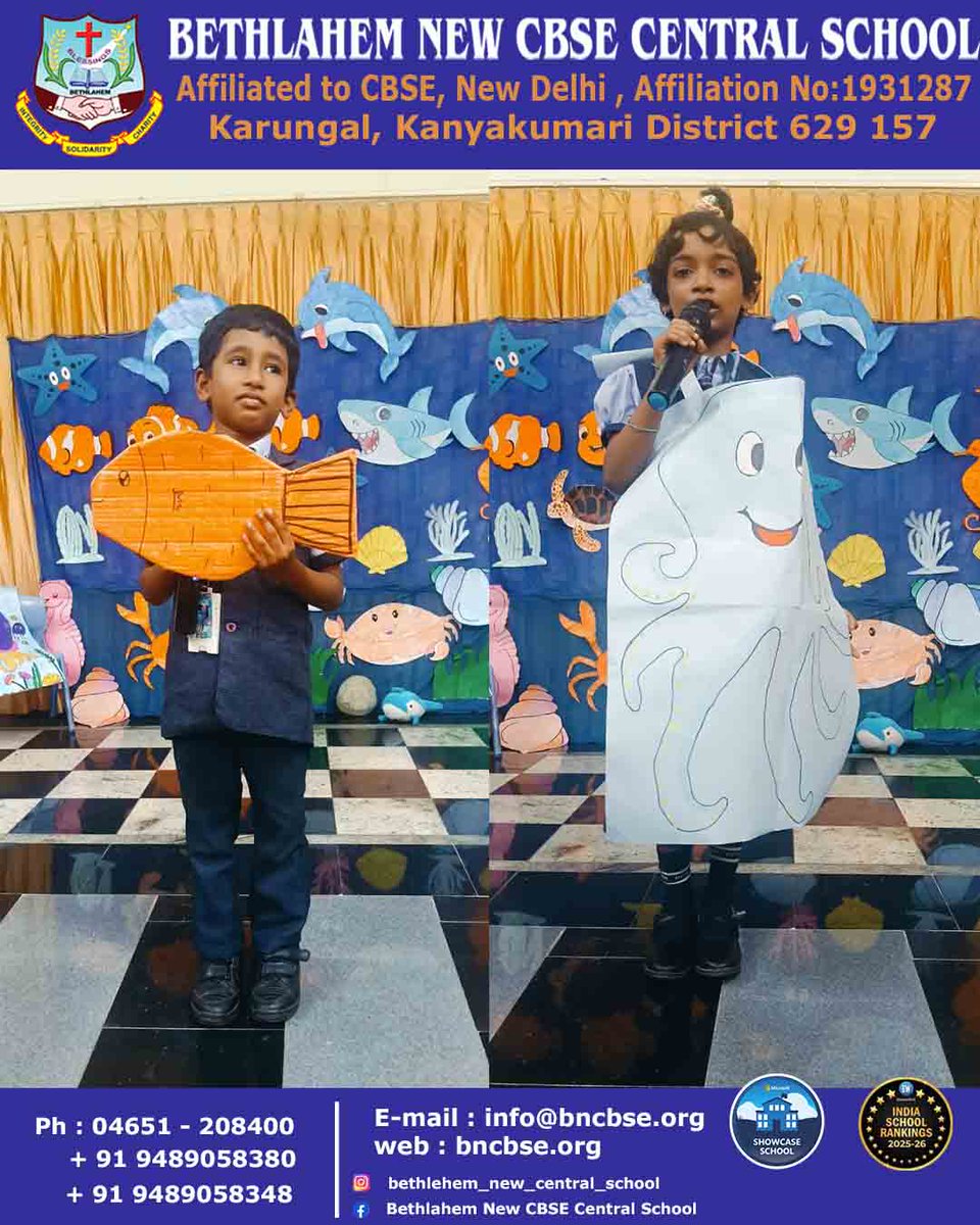 bethlaheminfo's tweet photo. Sea Creatures Day - Grade 1 and 2 https://t.co/q5JK2q2NXX