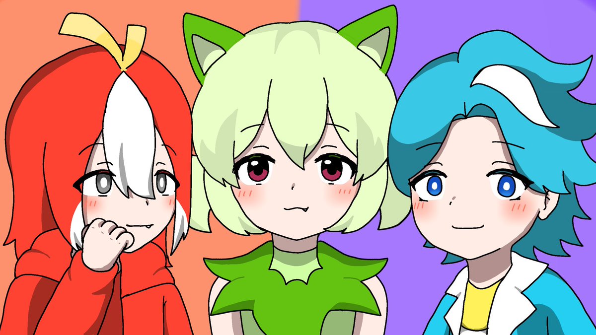 mi_suya_ki's tweet photo. 過去絵のMoemonたち
もっと描いて日本で広めるんだ！ https://t.co/b6MR0NdCGk