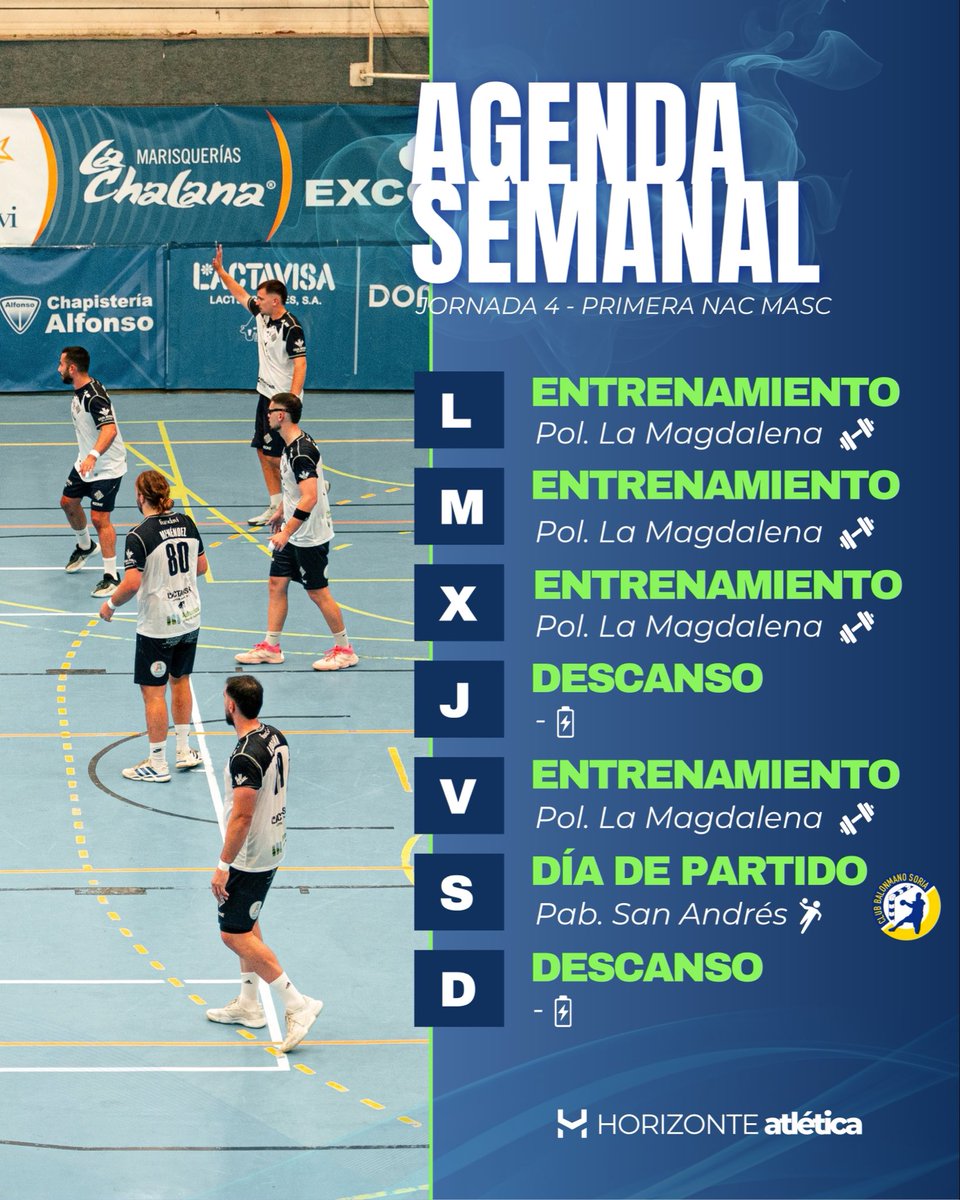 atletica_bm's tweet photo. 🗓️ AGENDA SEMANAL | Jornada 4 https://t.co/kzHVMOkjtq