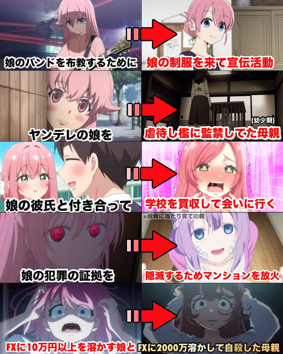 Akikun1124's tweet photo. ピンク髪キャラの母親ヤバ過ぎるw https://t.co/GWbHvCbOTb