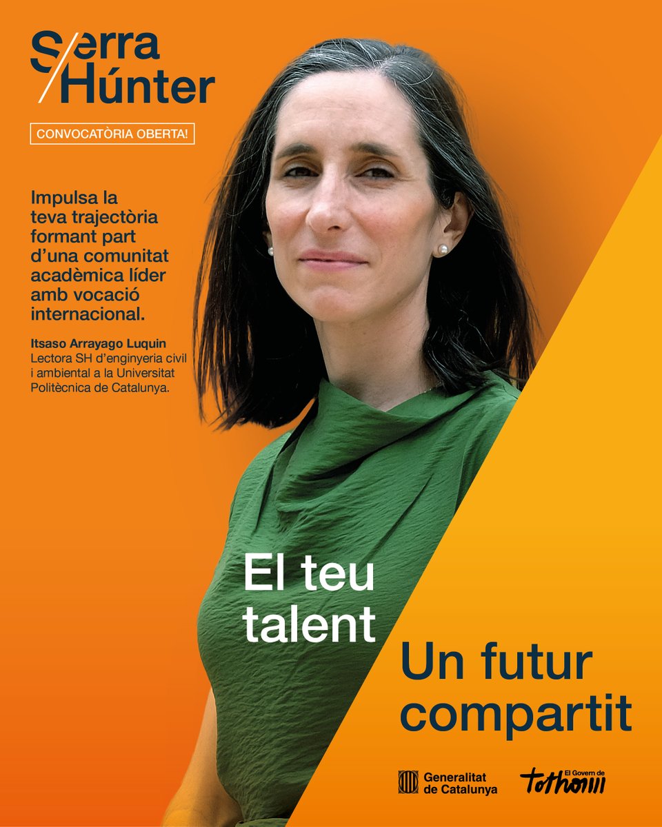 recercauniscat's tweet photo. 🟢 S'obre la convocatòria del #PlaSerraHúnter26 (2a crida)

🎯Adreçat a professorat universitari amb experiència internacional i alta qualificació

🎓S'ofereixen 36 contractes de professorat lector i agregat

🗓️ Oberta fins al 26 d'octubre
🔗 https://t.co/hd5NLCnijg https://t.co/WFWbyJT9Dj