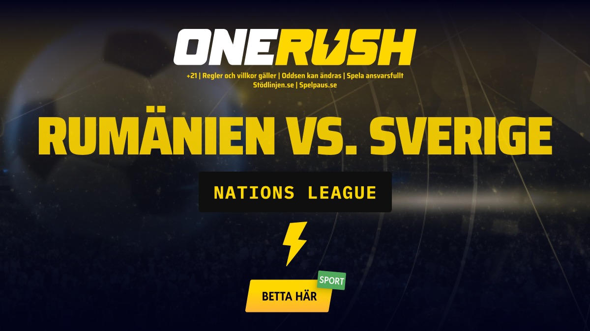 onerushcasino's tweet photo. Rumänien mot Sverige. Nations League. Spänning på riktigt. Liveodds och färdiga spelpaket hos Onerush.

https://t.co/ZLs1nORe2y 👈🏼

21+ | Spela ansvarsfullt | Stödlinjen

#nationsleague #odds https://t.co/LGNxartQII