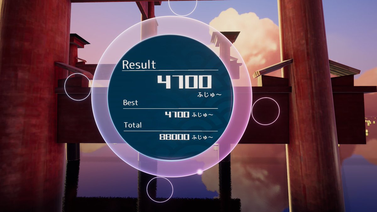 4350_yonkun's tweet photo. #ツクヨミ感謝祭 
#超かぐや姫 
#VRChat
今日も超かぐや姫のVRチャットのチュートリアルエリアのミニゲームに挑戦したよ！！8,8000ふじゅー達成！！ https://t.co/aUcqmx0k2z