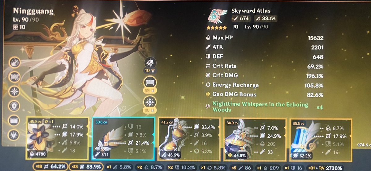 jk93nw2's tweet photo. Imagine if when she gets buffed, she will have a new BiS set 😭 https://t.co/nEcJNEF7wk