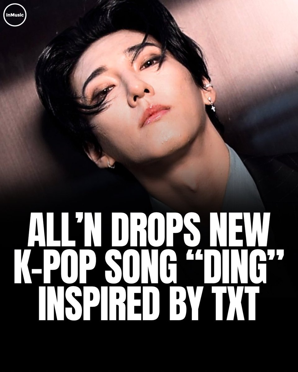 _inmusic_'s tweet photo. Violin-driven K-pop artist ALL’N releases “DING,” an energetic dubstep track inspired by his viral elevator encounter with TXT.

Read more: https://t.co/NWzmpPSl5e https://t.co/rrAuBfqdAr