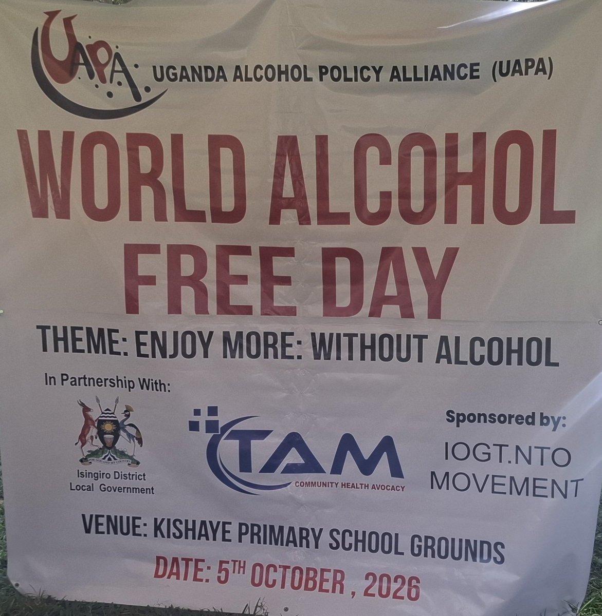 BagumaRT's tweet photo. Did you know such a day existed!!
Wonderful commemorate in Isingiro - my grandparents' burial place!!
Thank you @PolicyUganda @Movendi_Int @IOGTNTOMOVEMENT @archerfrom1997 @KalemaxA
#AlcoholFree #AlcoholControl https://t.co/qq1k81kOhu