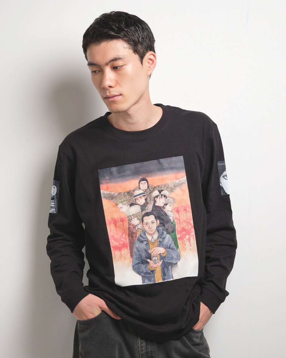 youngchagoods's tweet photo. ／
連載再開＆アニメ化決定記念🌿
＼

『 #満州アヘンスクワッド 』の連載再開＆アニメ化決定を記念し、「 #ヤンチャグッズ 」で作成した『満州アヘンスクワッド』のロンTをフォロー&引用ポストで1名様にプレゼント！

世界に1枚だけの特別なデザイン🔥
袖にはコマのプリント、バックにはワンポイントロゴが💥

応募詳細はリプ欄から⬇️