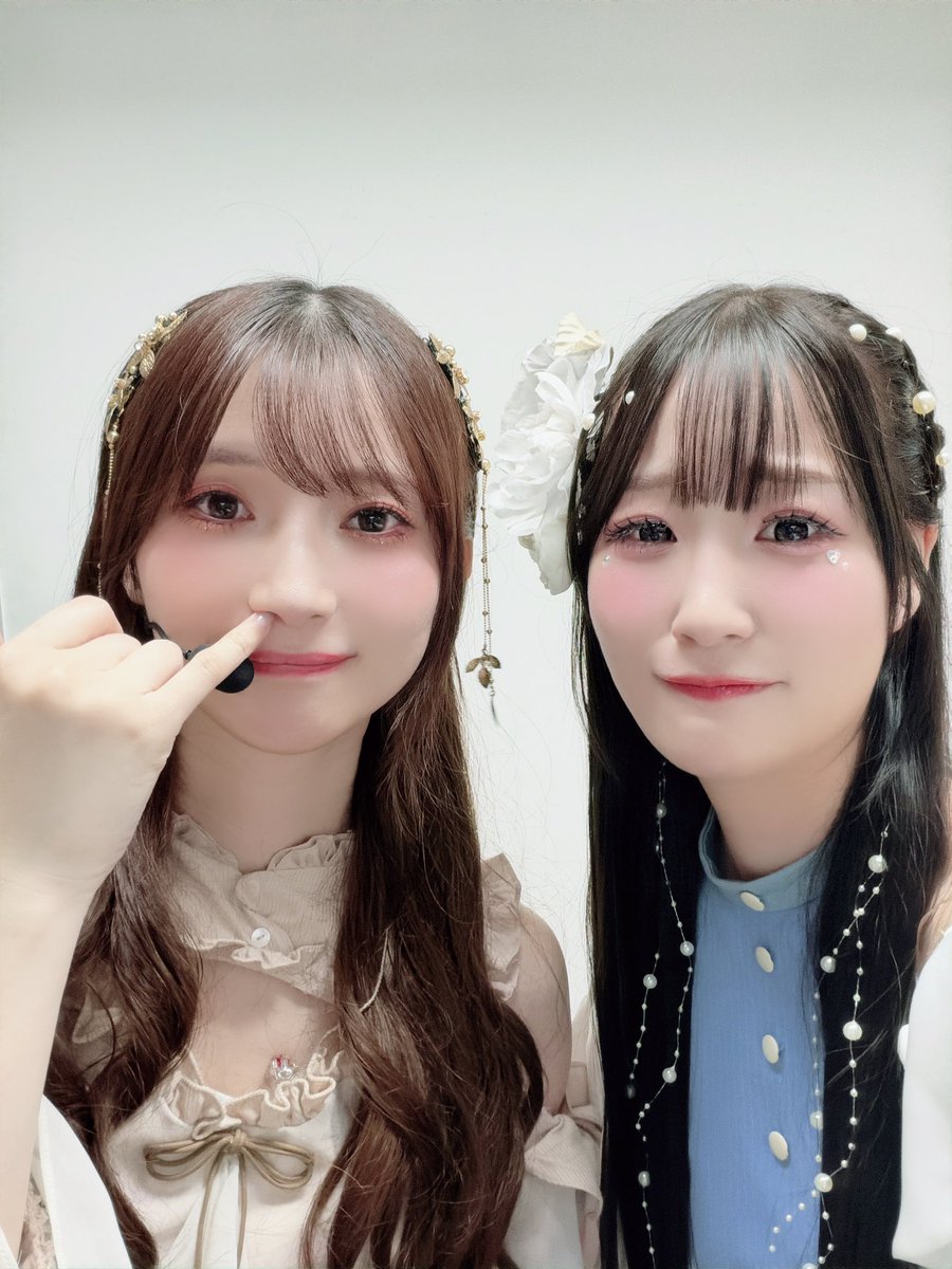 yuina_mizuki's tweet photo. 最近よく喋ってたほのけ。私のことすぐからかってくるこの人。

#シャニマスソロライブMSP https://t.co/FM26vfXhNG
