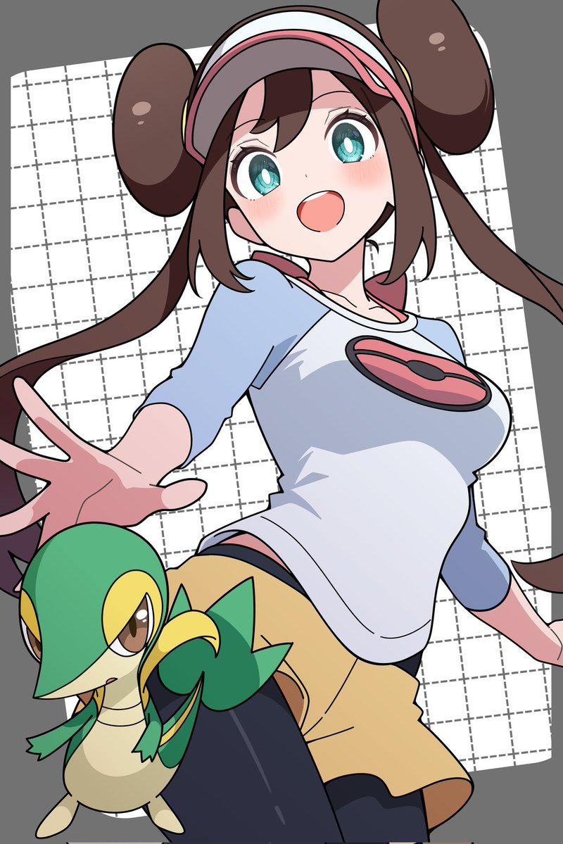 OdoruKaminoke's tweet photo. メイちゃんとツタージャ https://t.co/qs2faealUj