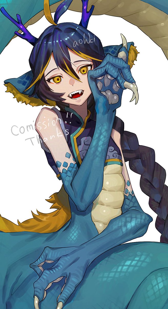 nemunemunebura's tweet photo. 💙🐉💙Skeb Commission💙🐉💙 https://t.co/7CNK2exn9t